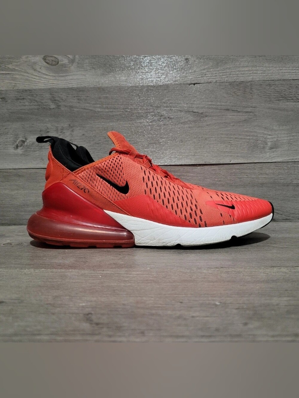 Nike Air Max 270 Habanero Men's Size 13 Red AH8050-601 (No Insoles)